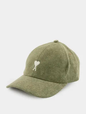 Green Embroidered Cap