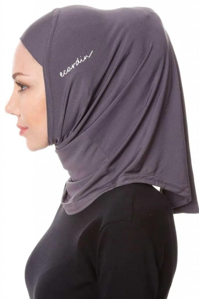 Grey Sports Hijab