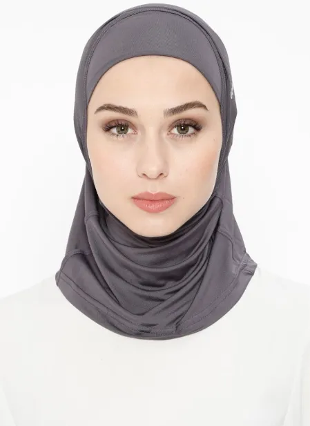 Grey Sports Hijab
