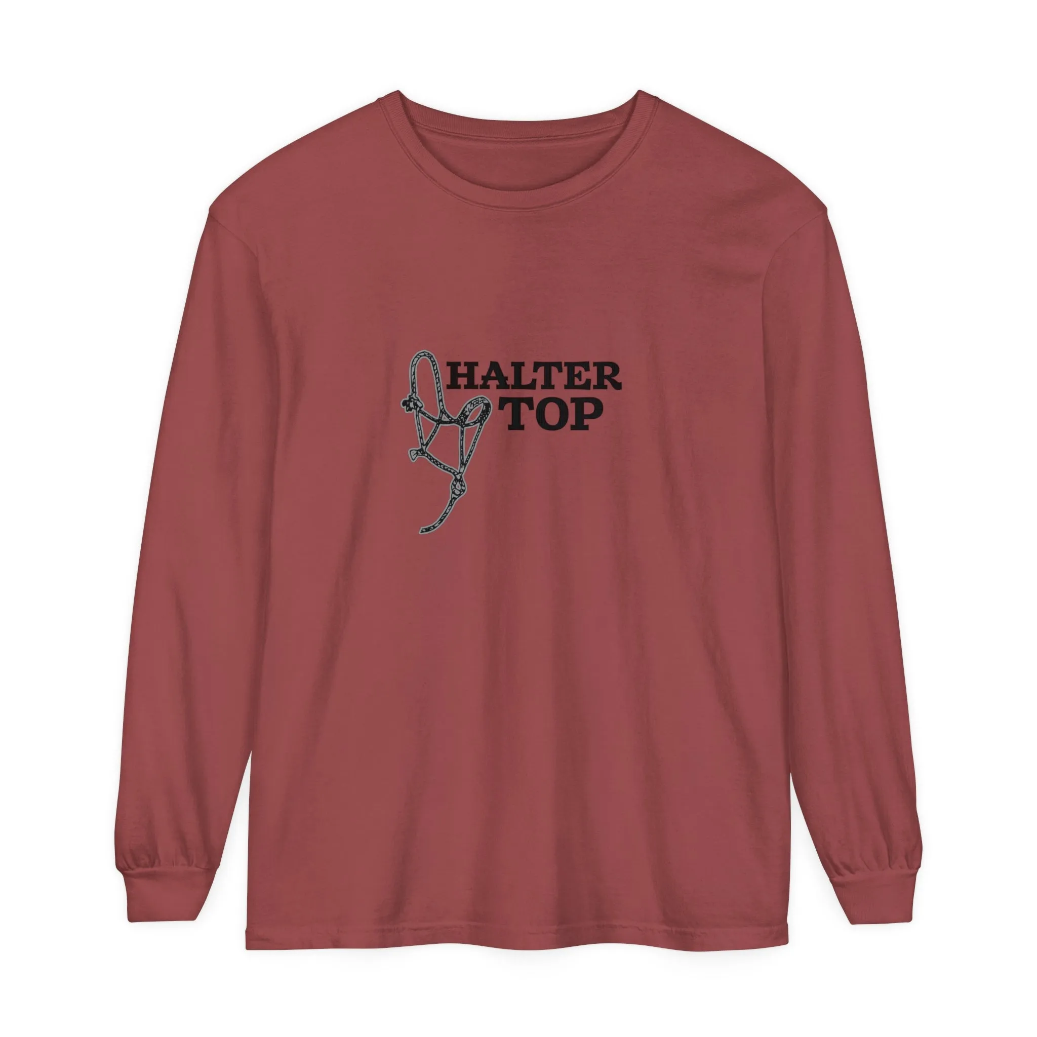 Halter Top Long Sleeve T-Shirt