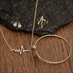 Heart Beat Jewellery Set