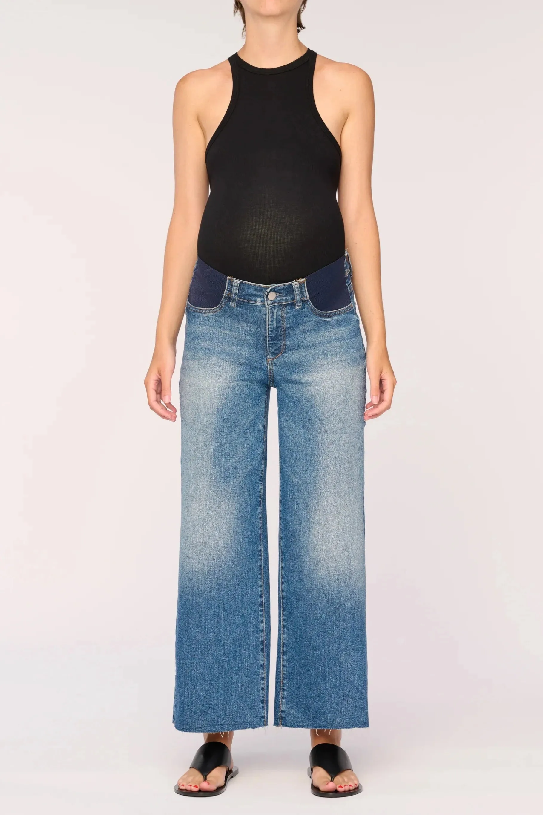 Hepburn Wide Leg Maternity Jeans