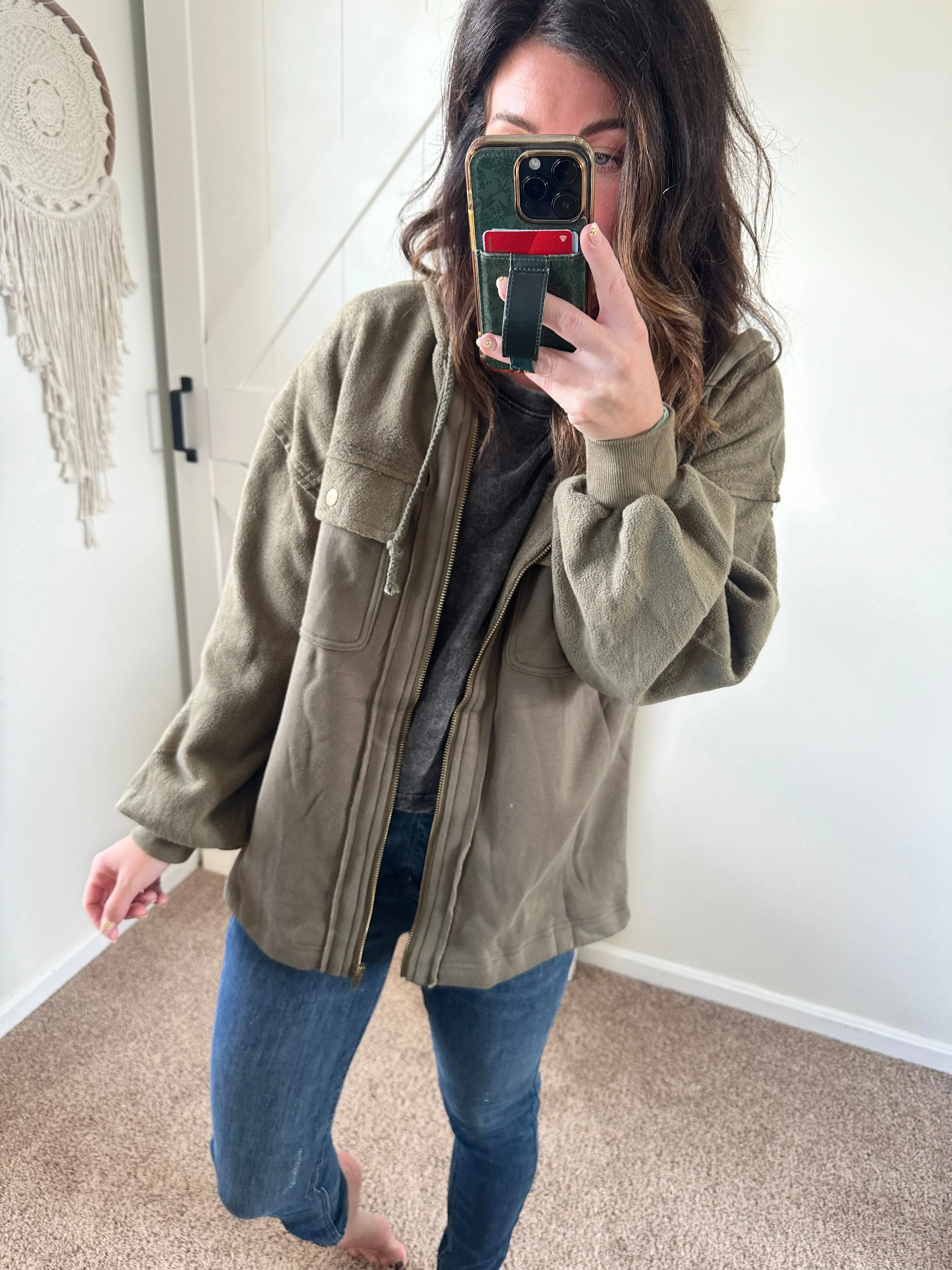 Here With Me Zip Up Hooded Jacket - PREORDER