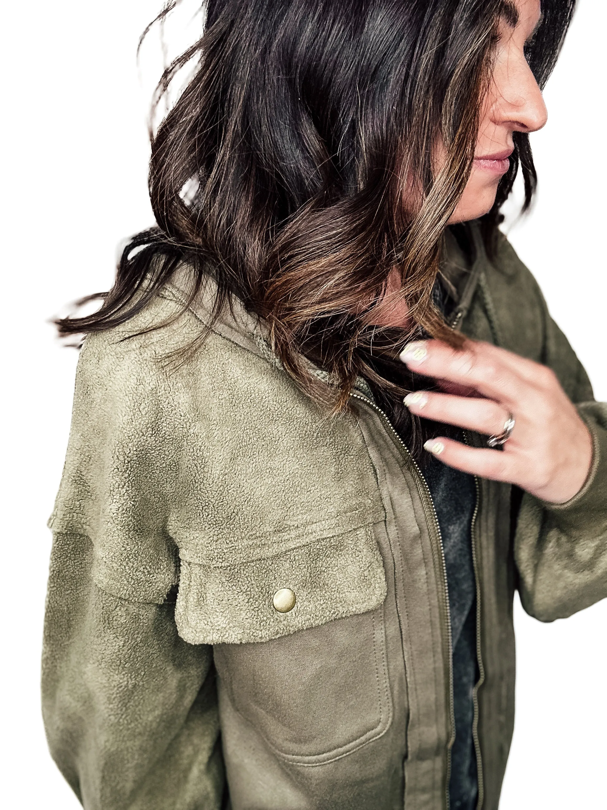 Here With Me Zip Up Hooded Jacket - PREORDER