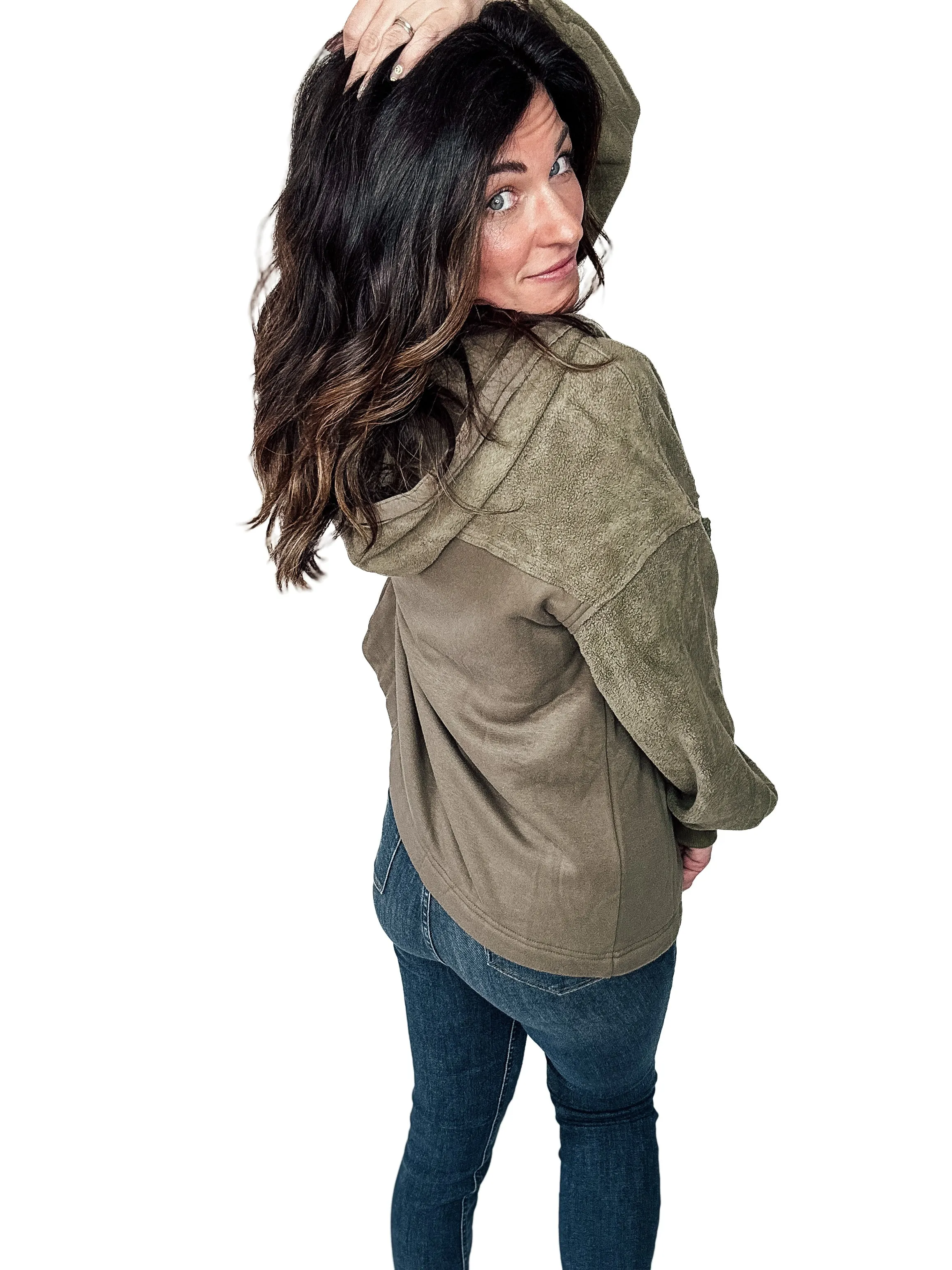 Here With Me Zip Up Hooded Jacket - PREORDER