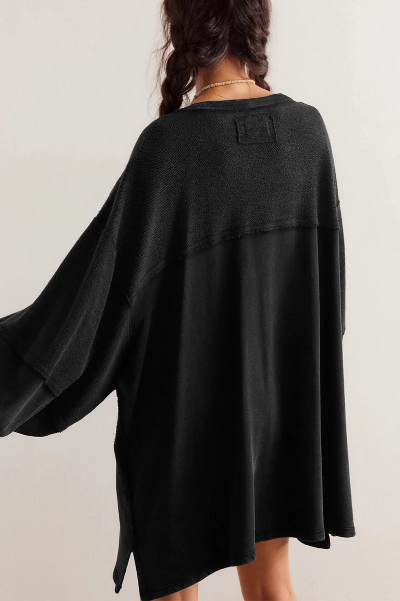 HTR1044 Oversized Tunic Top