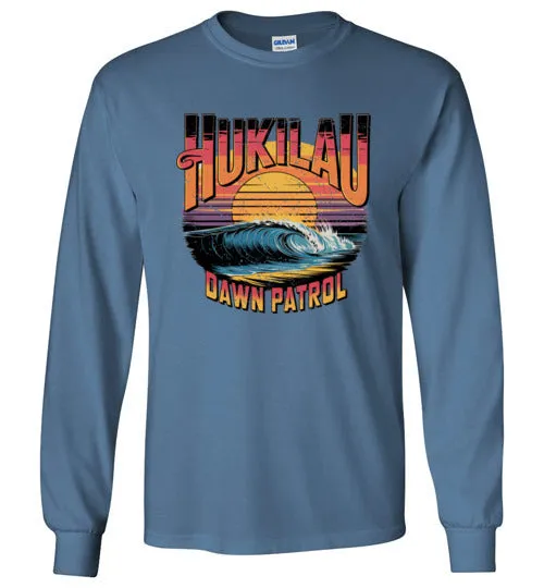 Hukilau Dawn Patrol Vintage Long Sleeve Tee