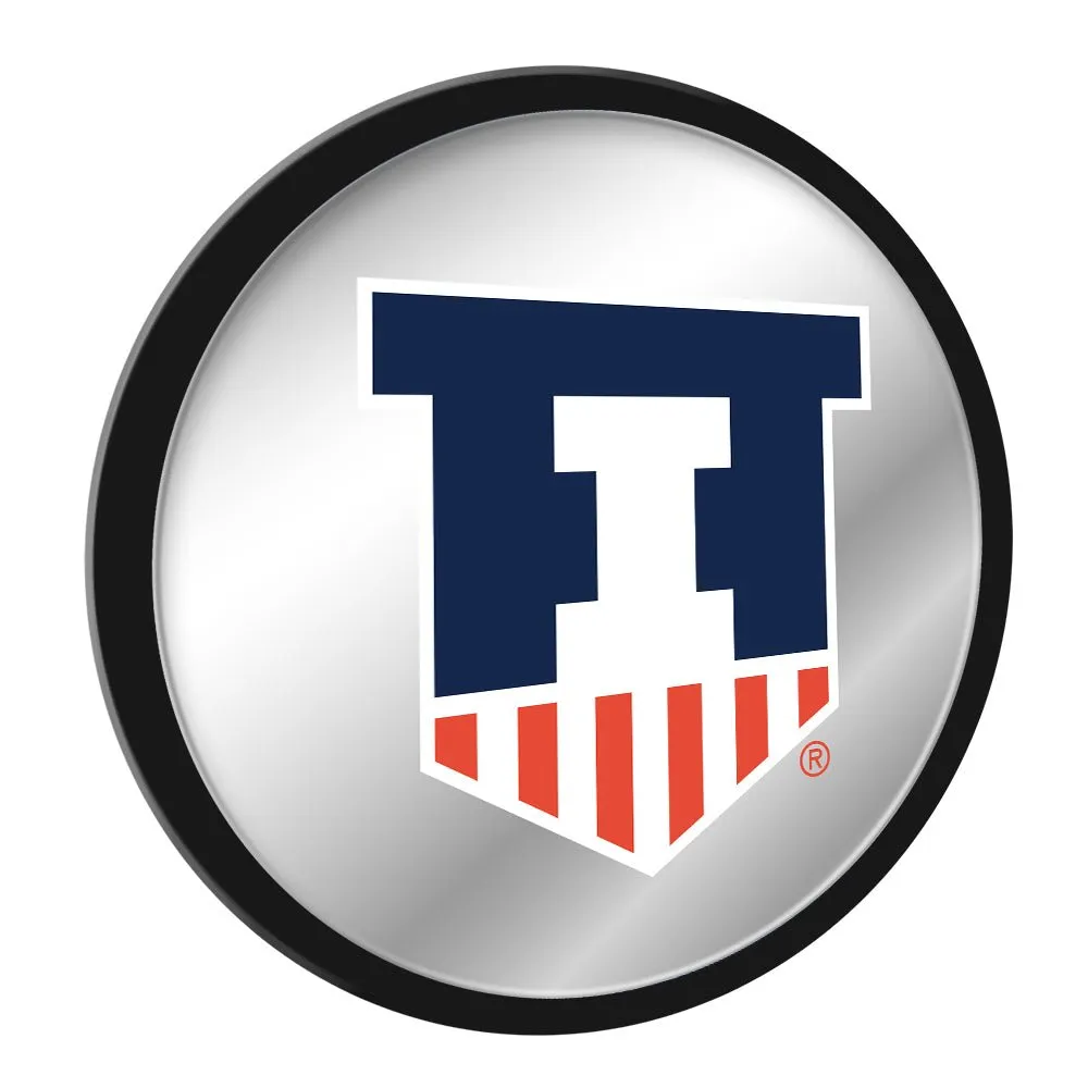 Illinois Fighting Illini: Badge - Modern Disc Mirrored Wall Sign