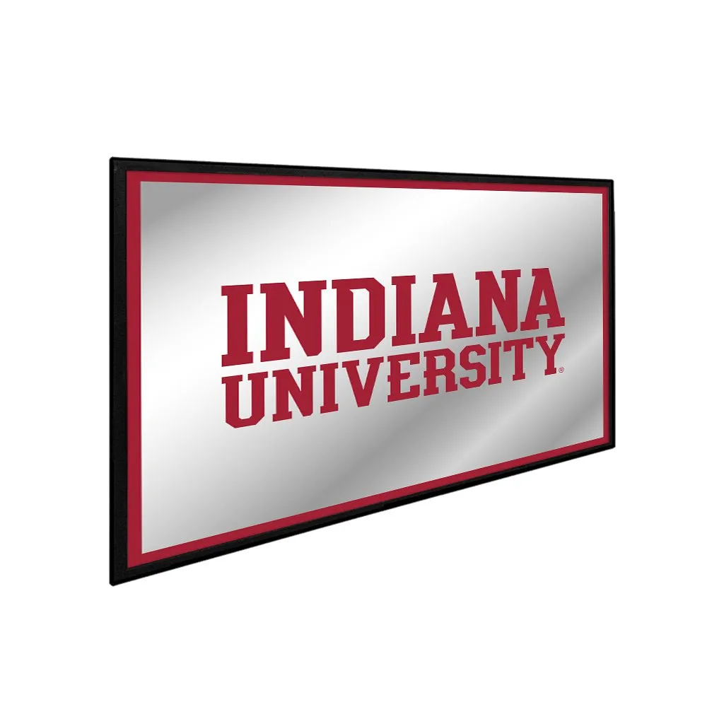 Indiana Hoosiers: Framed Mirrored Wall Sign
