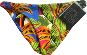 It's Now Cool Multicoloured Printed Bikini Bottoms UK S