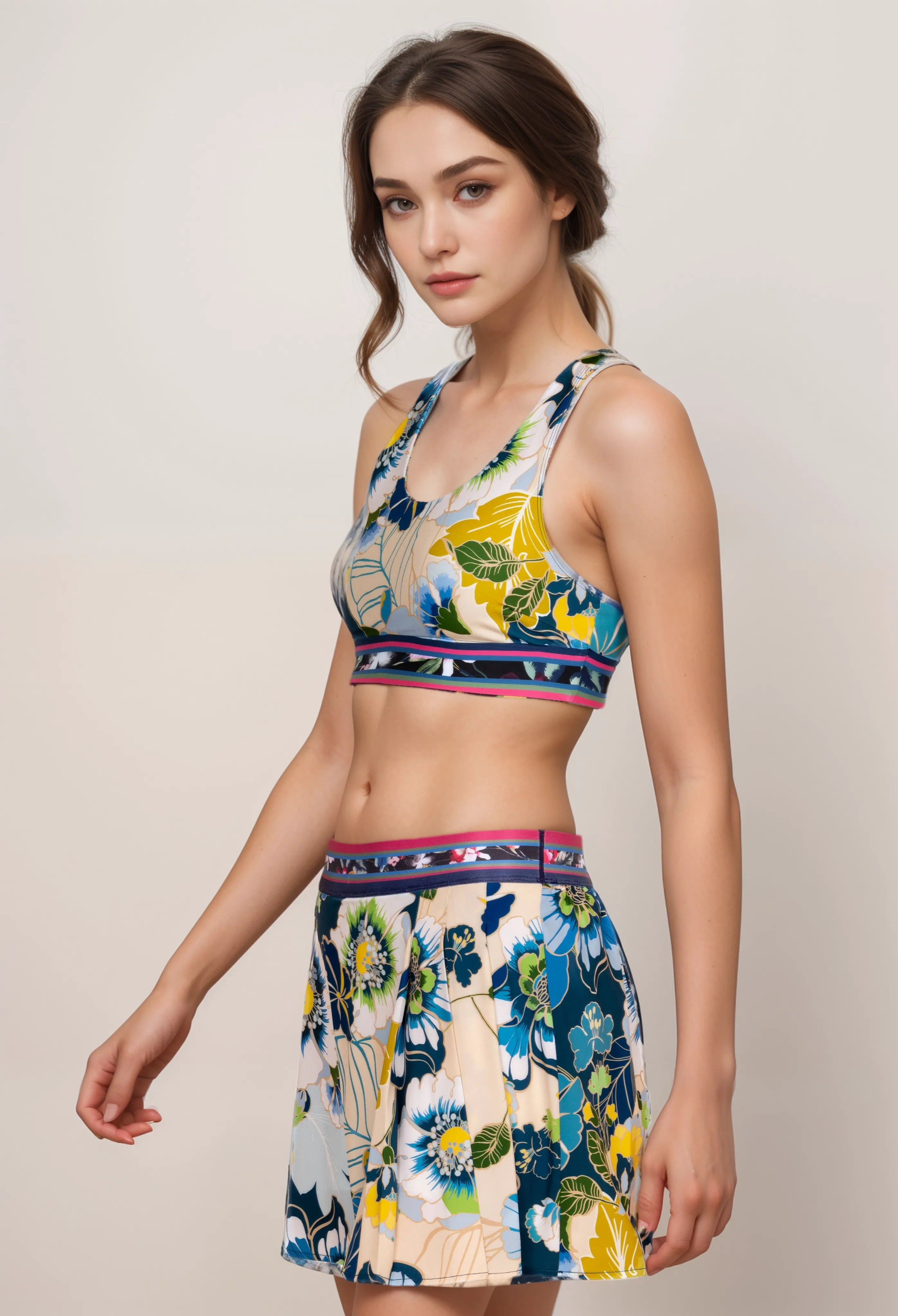 Johnny Was Bee Active Reversible Sports Bra A6323 Boho Chic