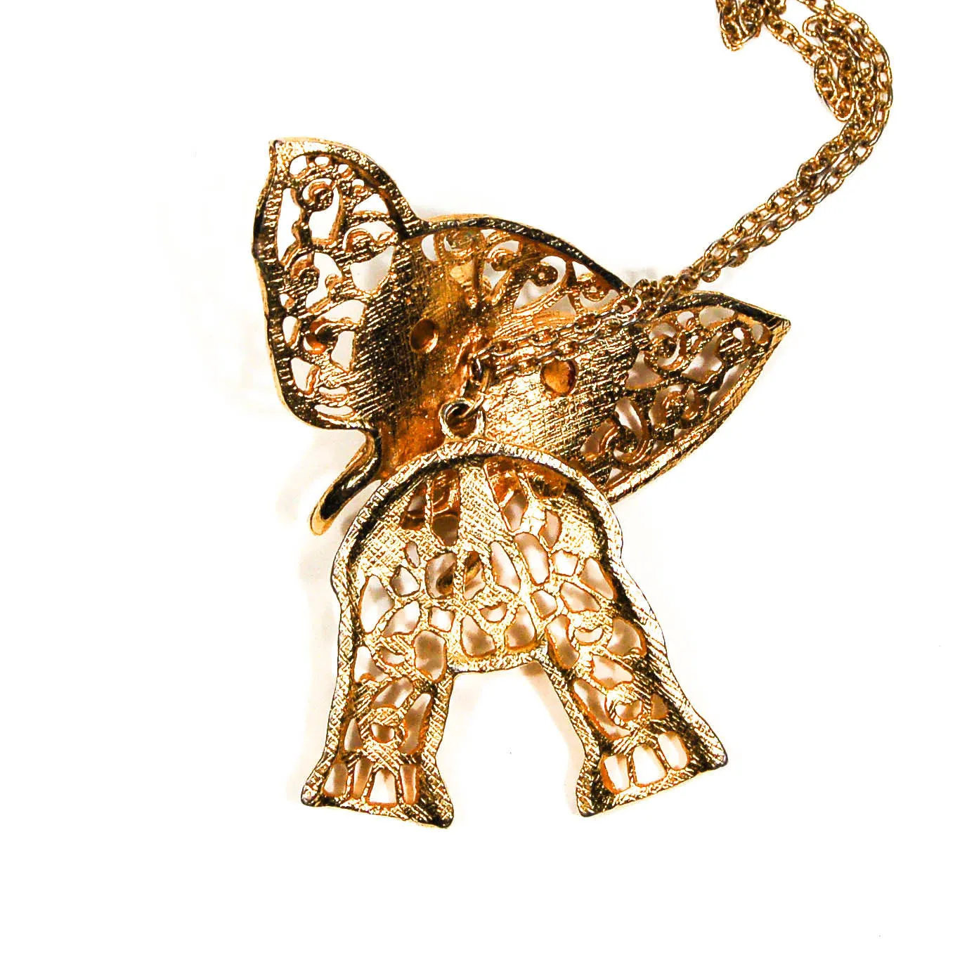 Juliana Elephant Pendant Statement Necklace