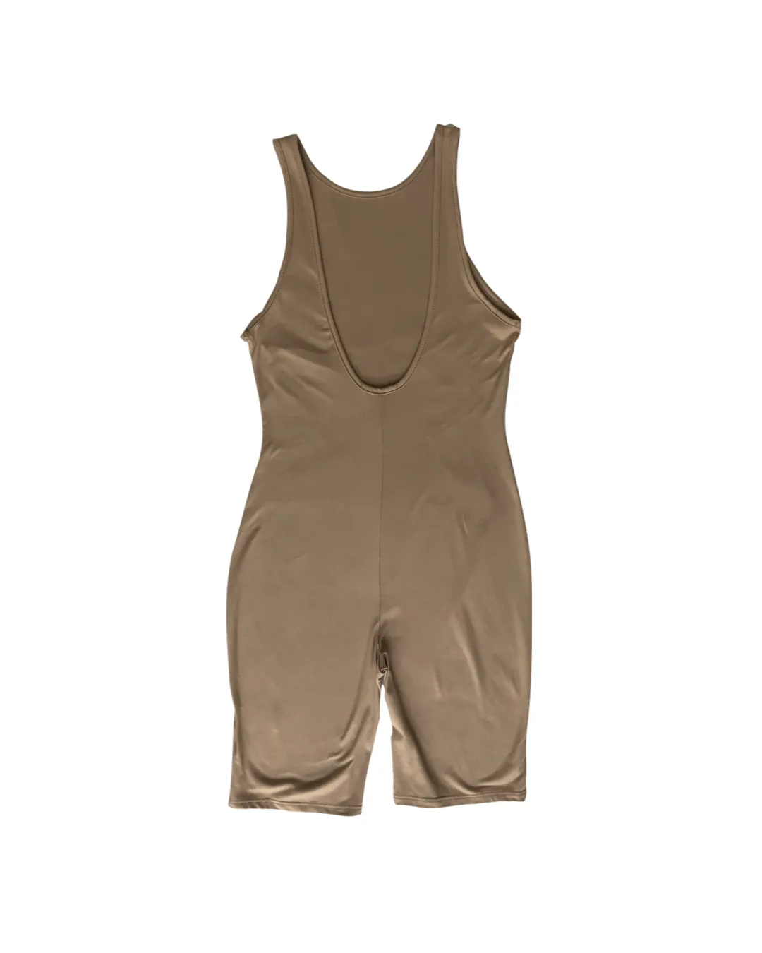 Keylie Short Jumpsuit Onesie - Beige