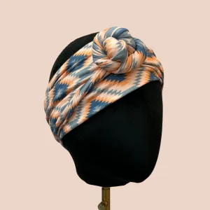 Kilim Denim Wrap Headband