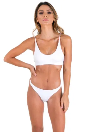 KoKo Swim Crop - White