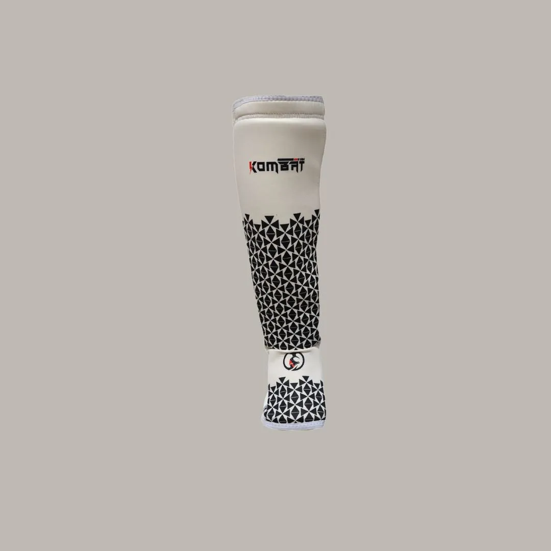 KOMBAT MMA ELASTIC CLOTH SHIN & INSTEP PADDED GUARDS (Pair)
