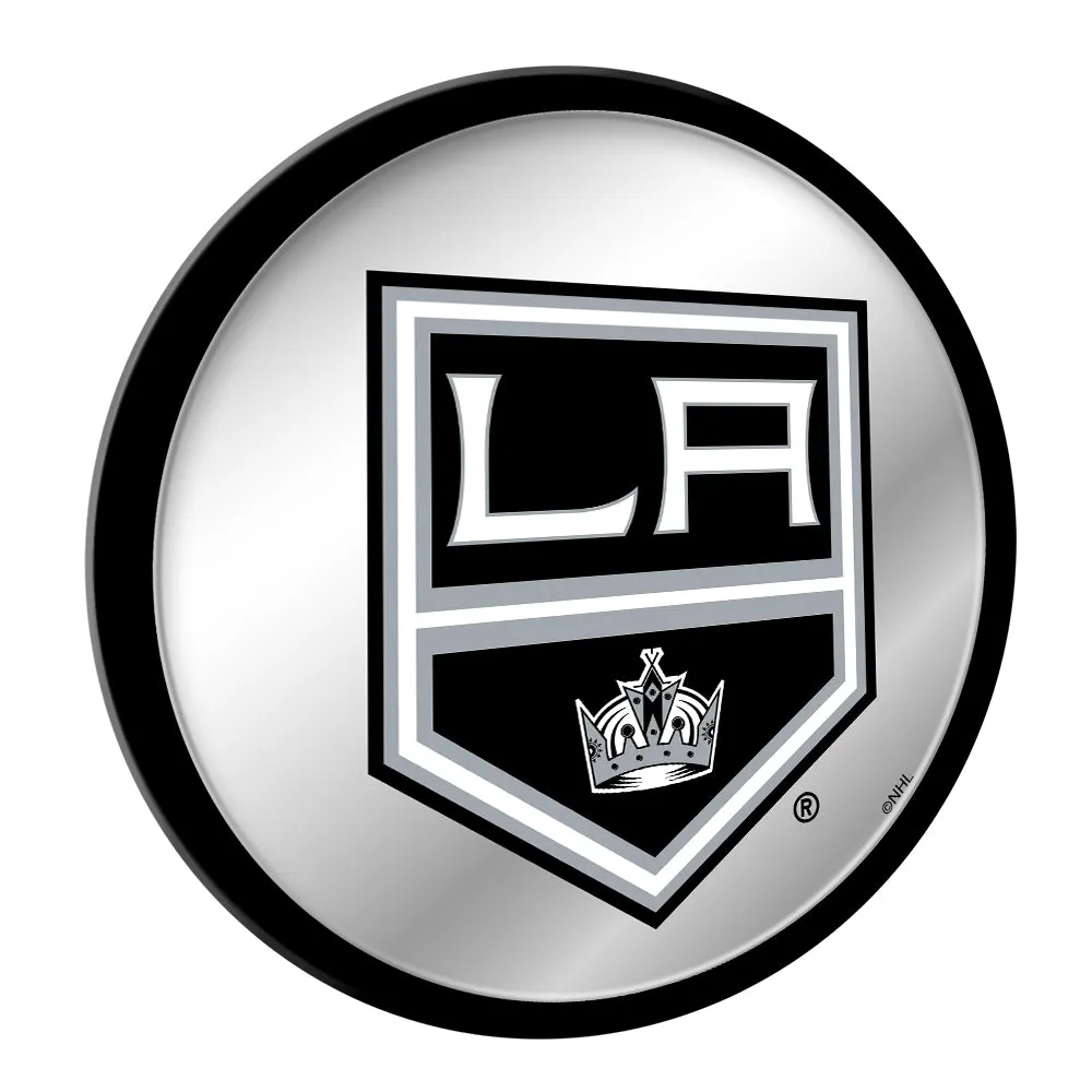 LA Kings: Modern Disc Mirrored Wall Sign