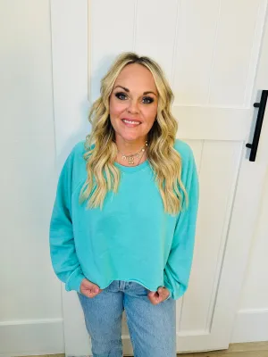 Laid Back Crop Sweatshirt