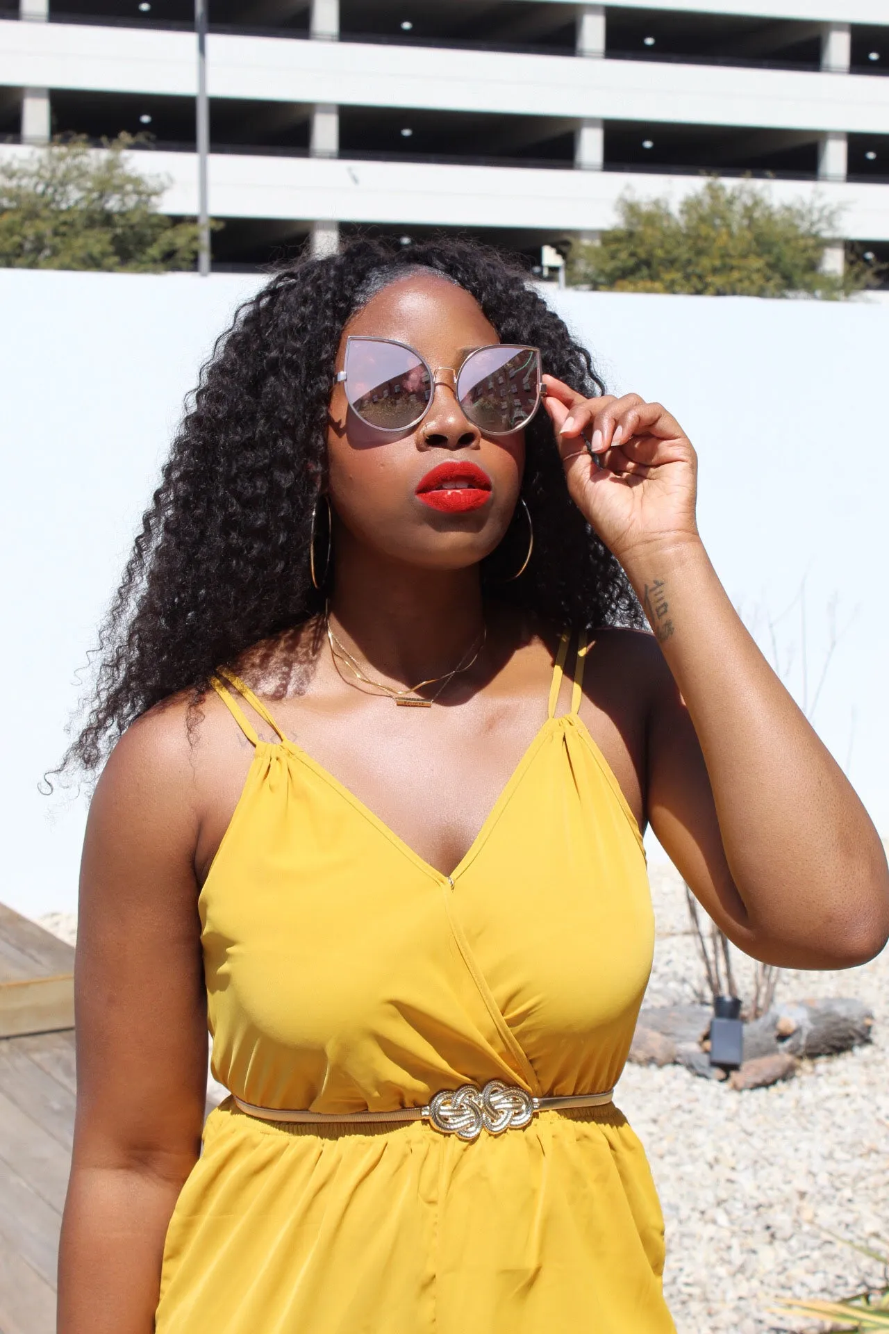 Large Cat Eye Sunglasses