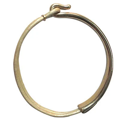 Leather Wrap Bracelet - Gold