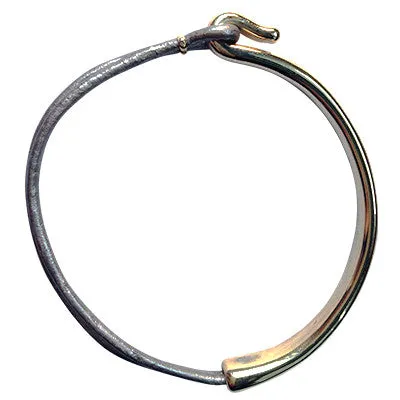 Leather Wrap Bracelet - Gold