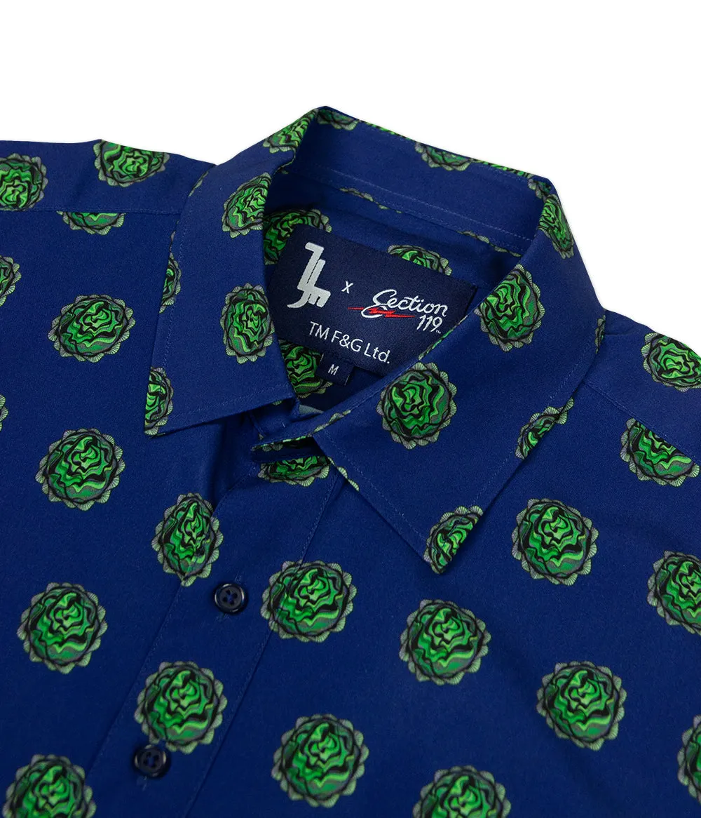 Lettuce x Section 119 Head Relaxed Short Sleeve Button Down