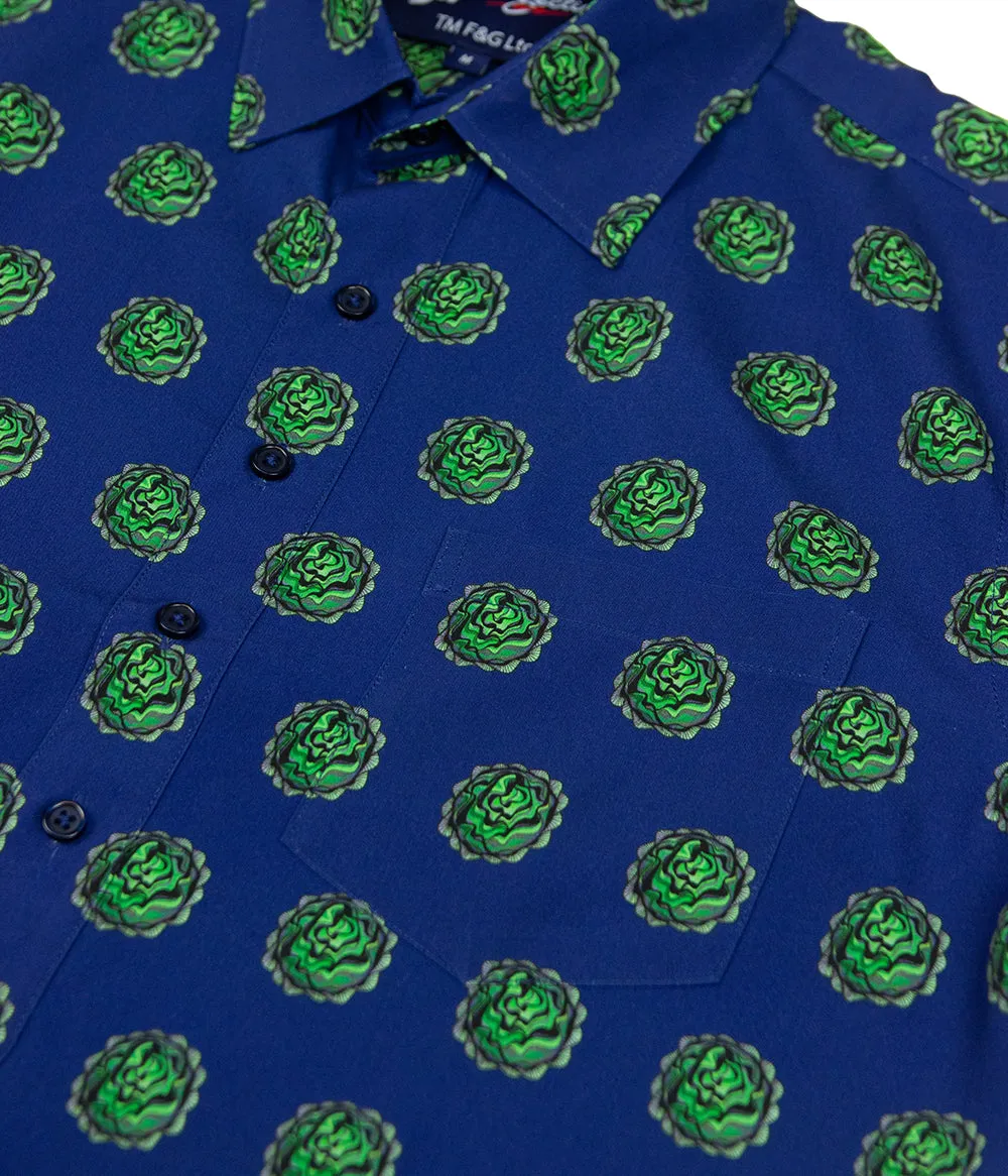 Lettuce x Section 119 Head Relaxed Short Sleeve Button Down
