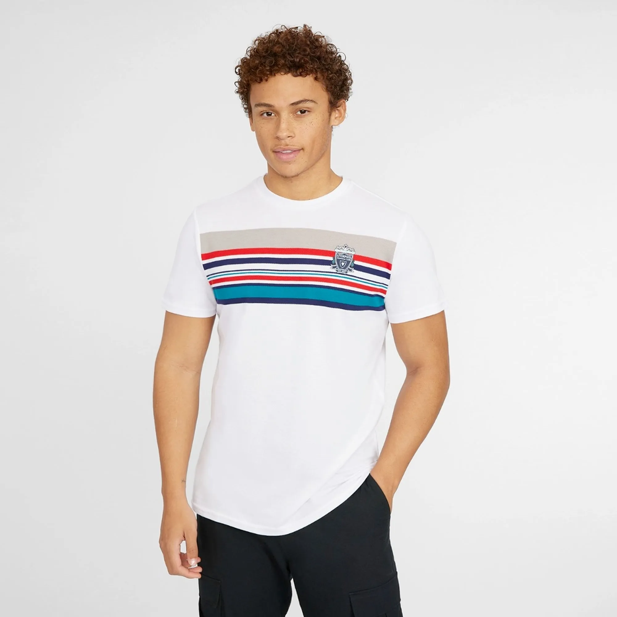 LFC Mens 95 Stripe Pique Tee