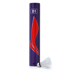Li-Ning Speed 77 Feather Shuttlecock – Pack of 10 | Tournament-Grade Goose Feather Birdies for Fast, Stable Flight