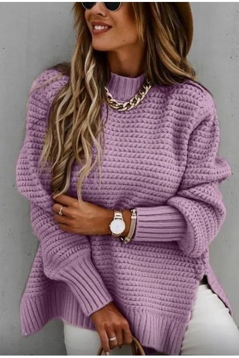 Long-sleeved Streetwear Knitted Sweater