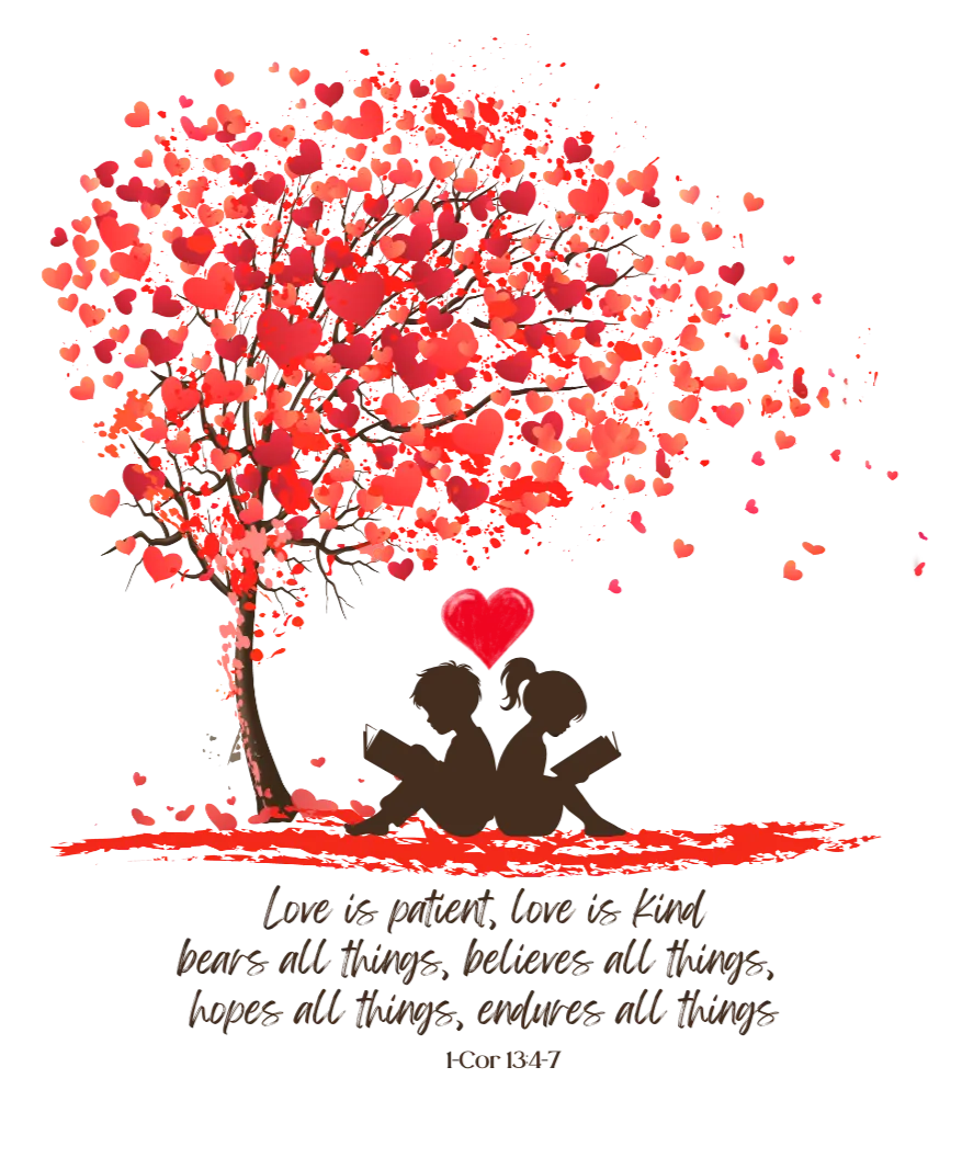 Love is Patience women shirt 1 Cor 13:4