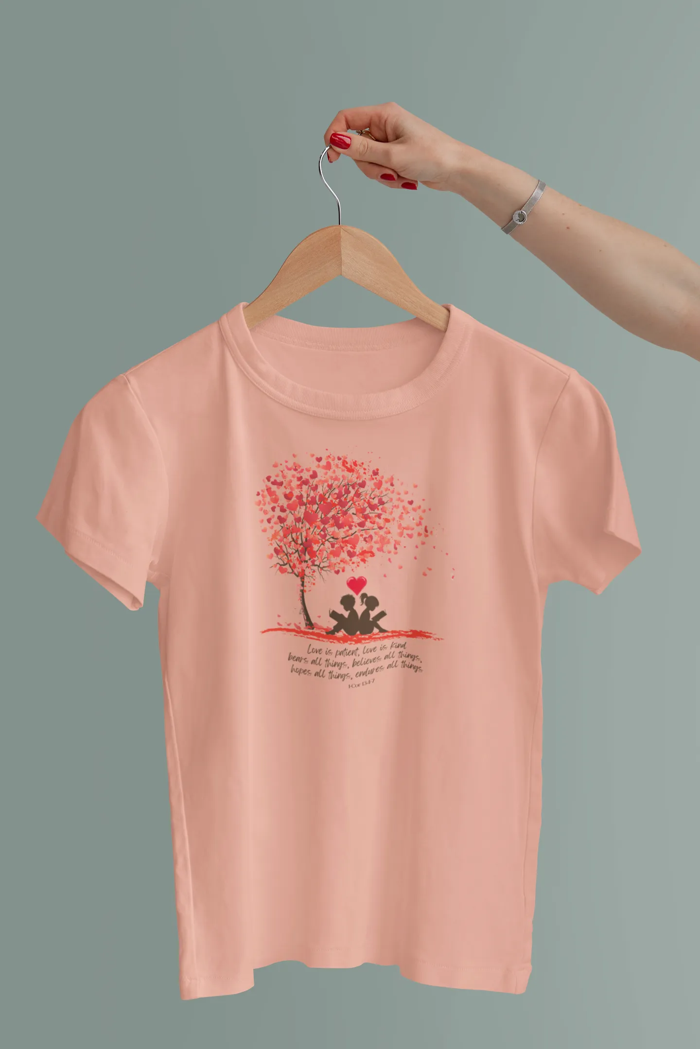 Love is Patience women shirt 1 Cor 13:4
