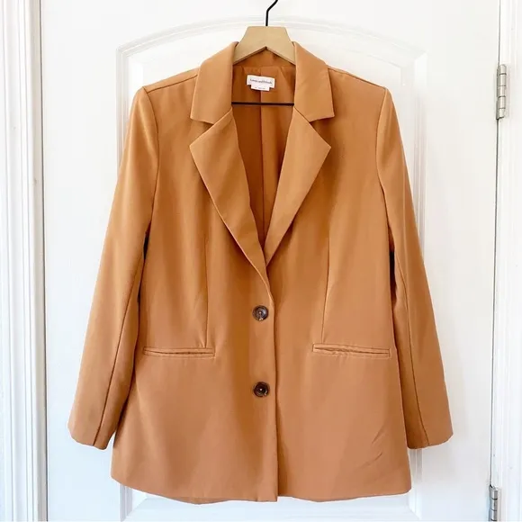LOVERS   FRIENDS Revolve Diana Oversized Boyfriend Shoulder Pads Blazer 80’s