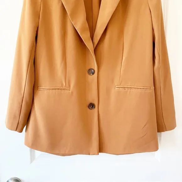 LOVERS   FRIENDS Revolve Diana Oversized Boyfriend Shoulder Pads Blazer 80’s