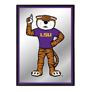 LSU Tigers: Mascot - Framed Mirrored Wall Sign