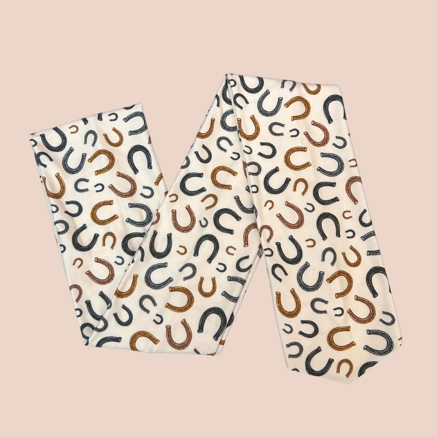 Lucky Horseshoes Wrap Headband