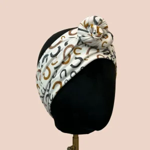 Lucky Horseshoes Wrap Headband
