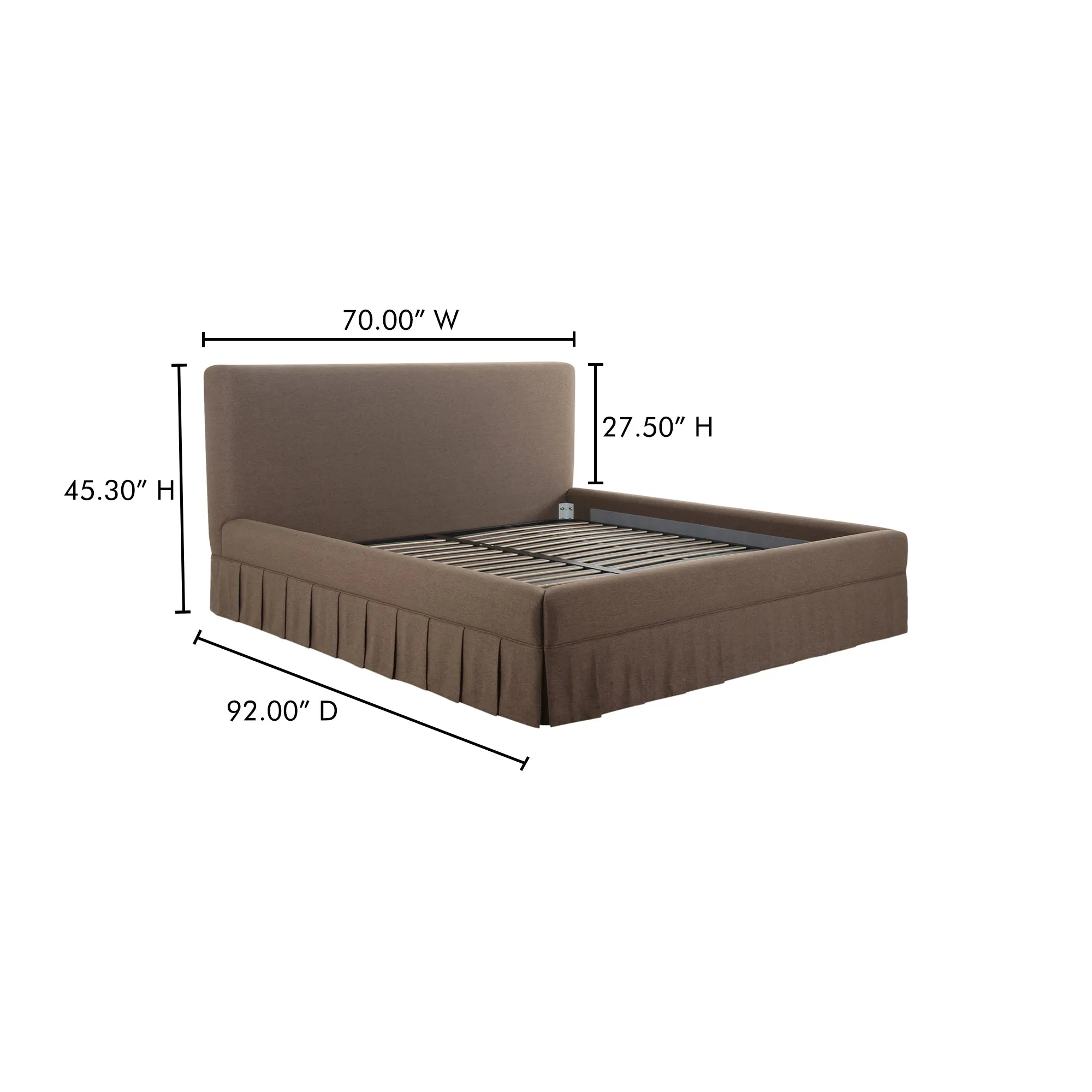 Luxe Vintage-Inspired Queen Bed