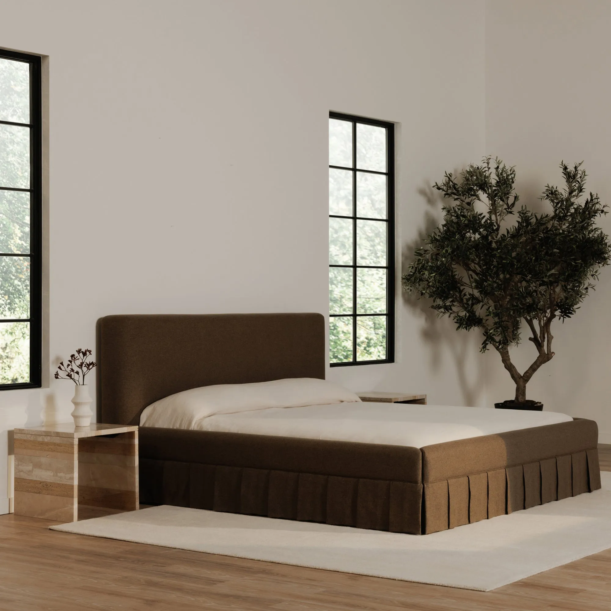 Luxe Vintage-Inspired Queen Bed