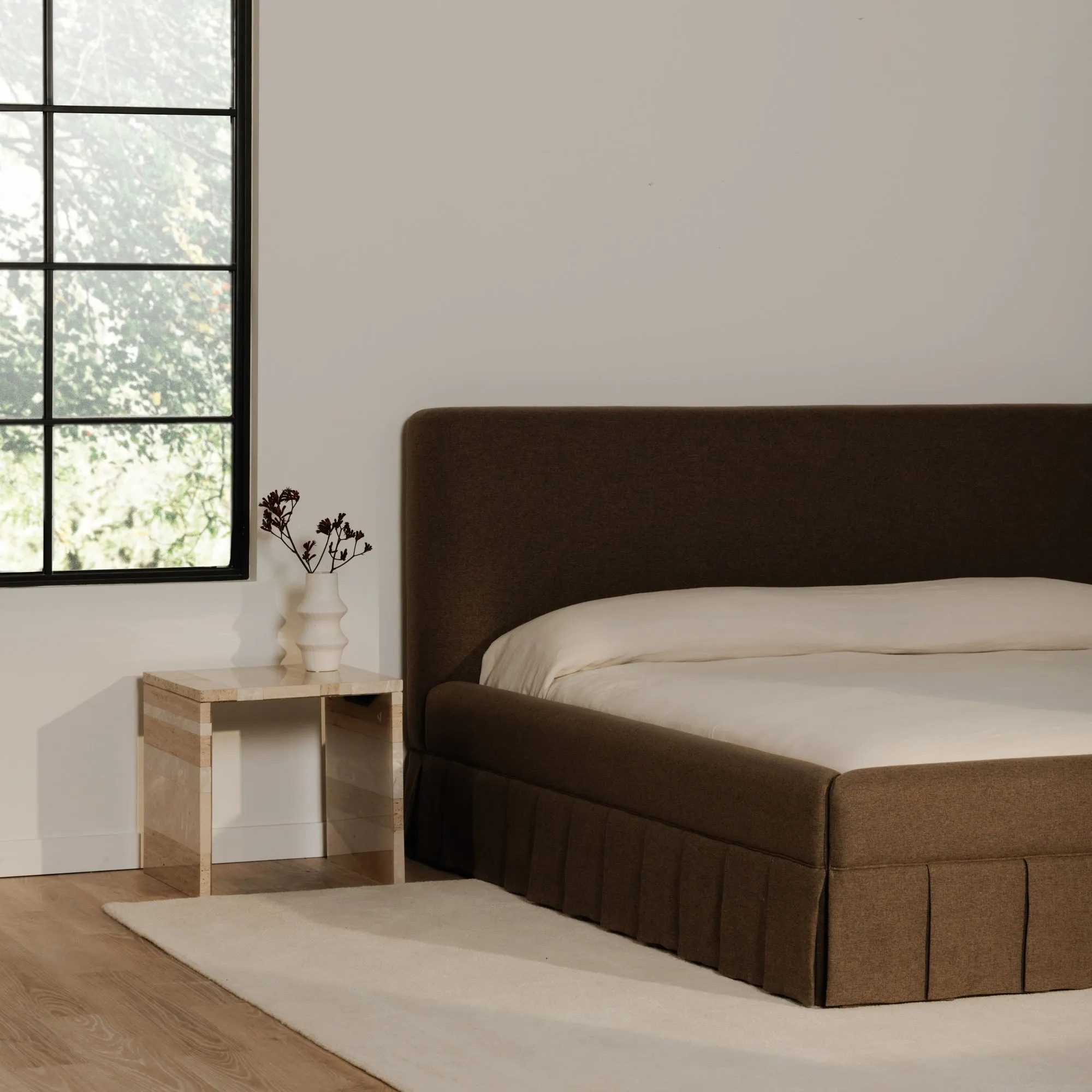 Luxe Vintage-Inspired Queen Bed
