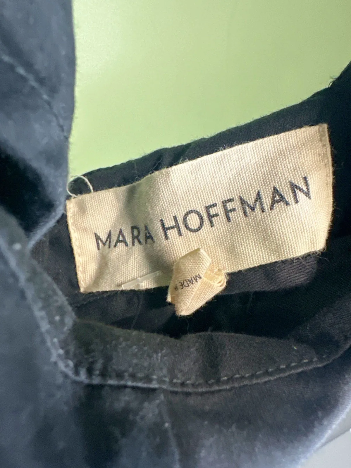 Mara Hoffman Black Organic Cotton Maxi Dress UK XS