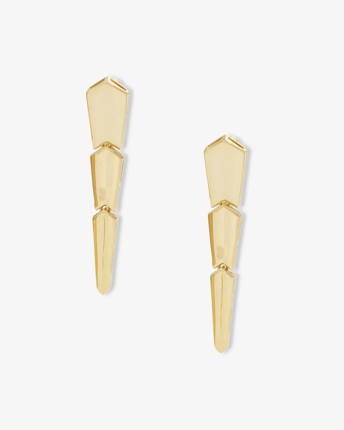Melinda Maria XL Serpent Drop Earrings