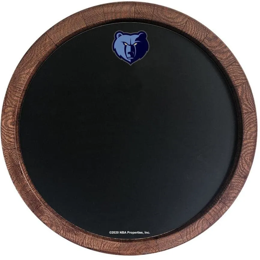 Memphis Grizzlies: Chalkboard "Faux" Barrel Top Sign