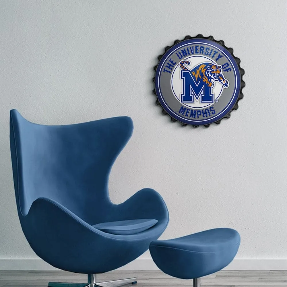 Memphis Tigers: Bottle Cap Wall Sign