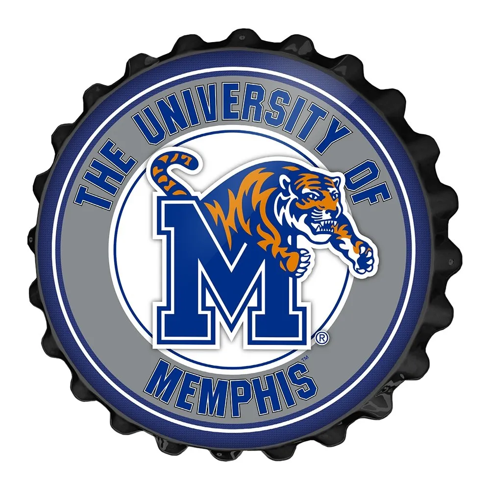 Memphis Tigers: Bottle Cap Wall Sign