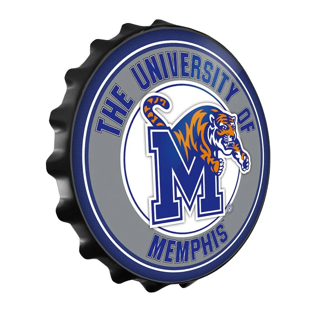 Memphis Tigers: Bottle Cap Wall Sign