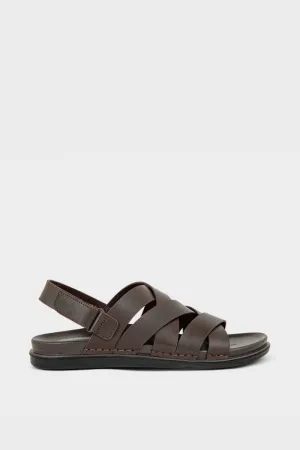 Men Casual Sandal MO2013-Coffee