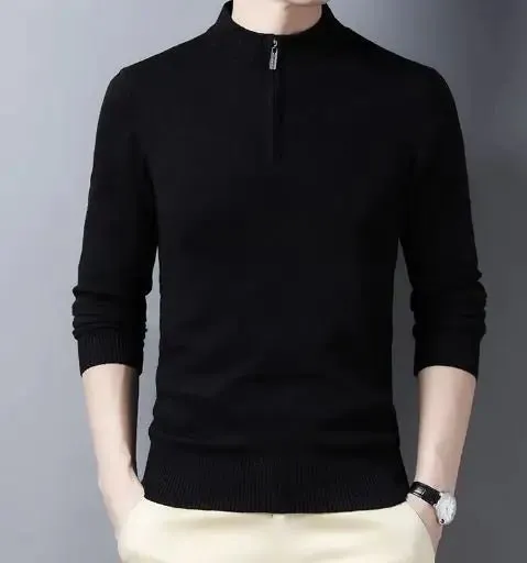 Men's Casual Zip Sweater