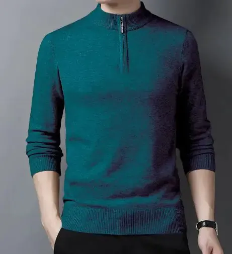 Men's Casual Zip Sweater