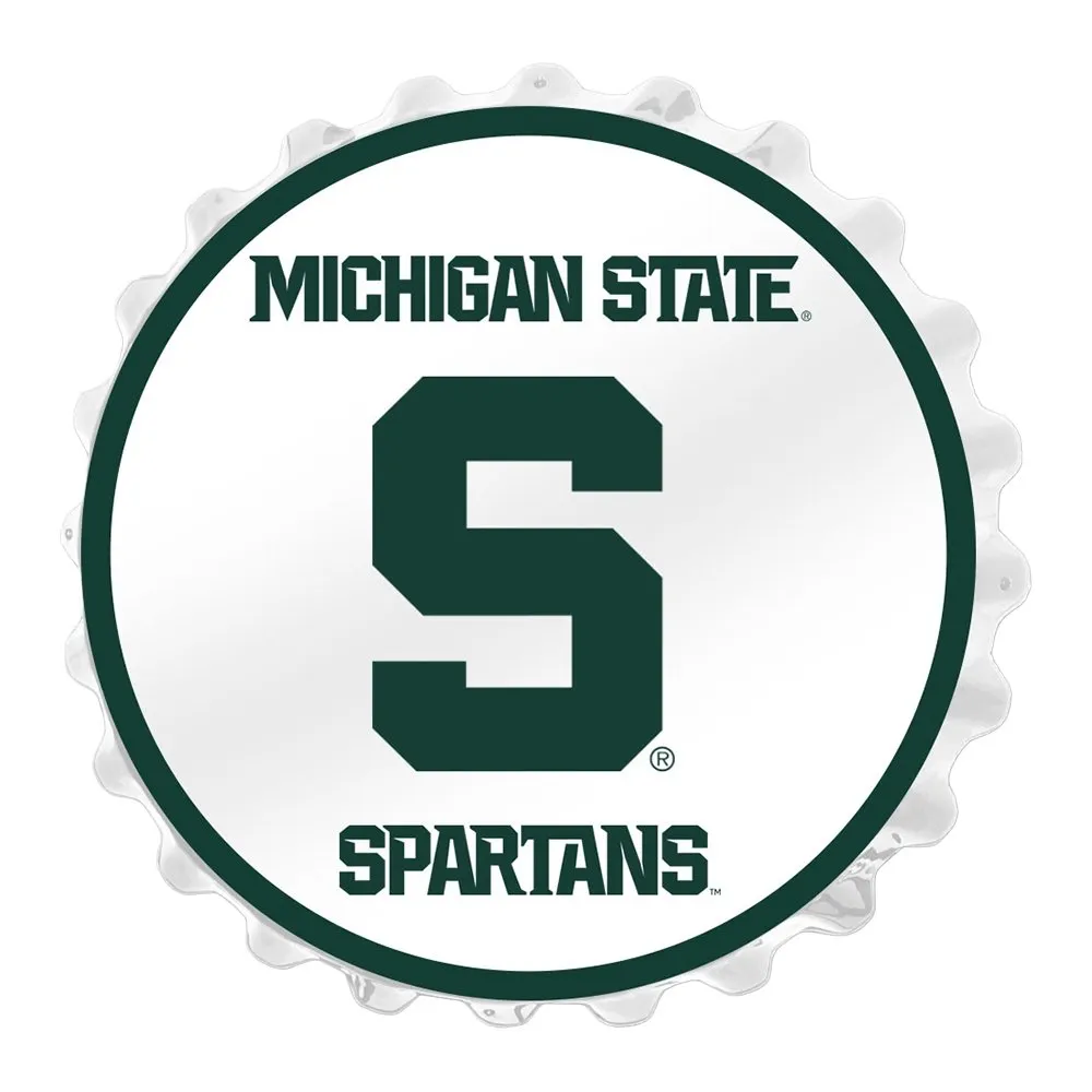 Michigan State Spartans: Block S - Bottle Cap Wall Light
